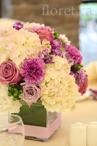 Wedding Centerpiece At Wynadance Golf Course | Floret.ca