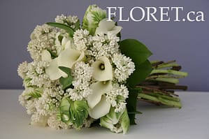 white_spring_bouquet2 Bouquet of Dutch Tulips, French Lilac and White Callas