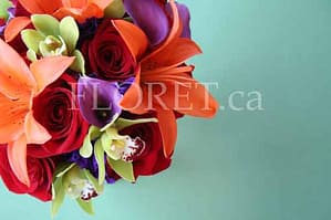 img_0122 Wedding Bouquet In Jewelled Tones | Floret.ca