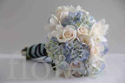Ice Blue Wedding Bouquet | Floret.ca