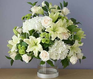 Creamy White Floral Arrangement | Floret.ca