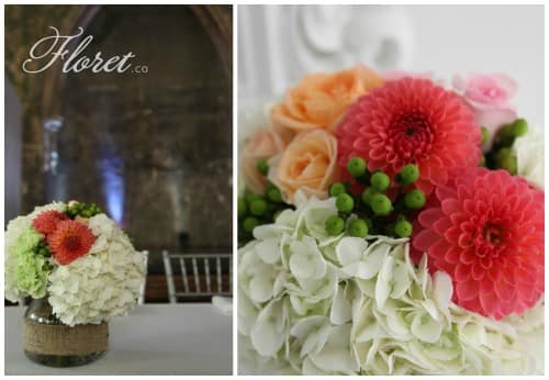 Wedding Centerpieces At The Berkeley Church | Floret.ca